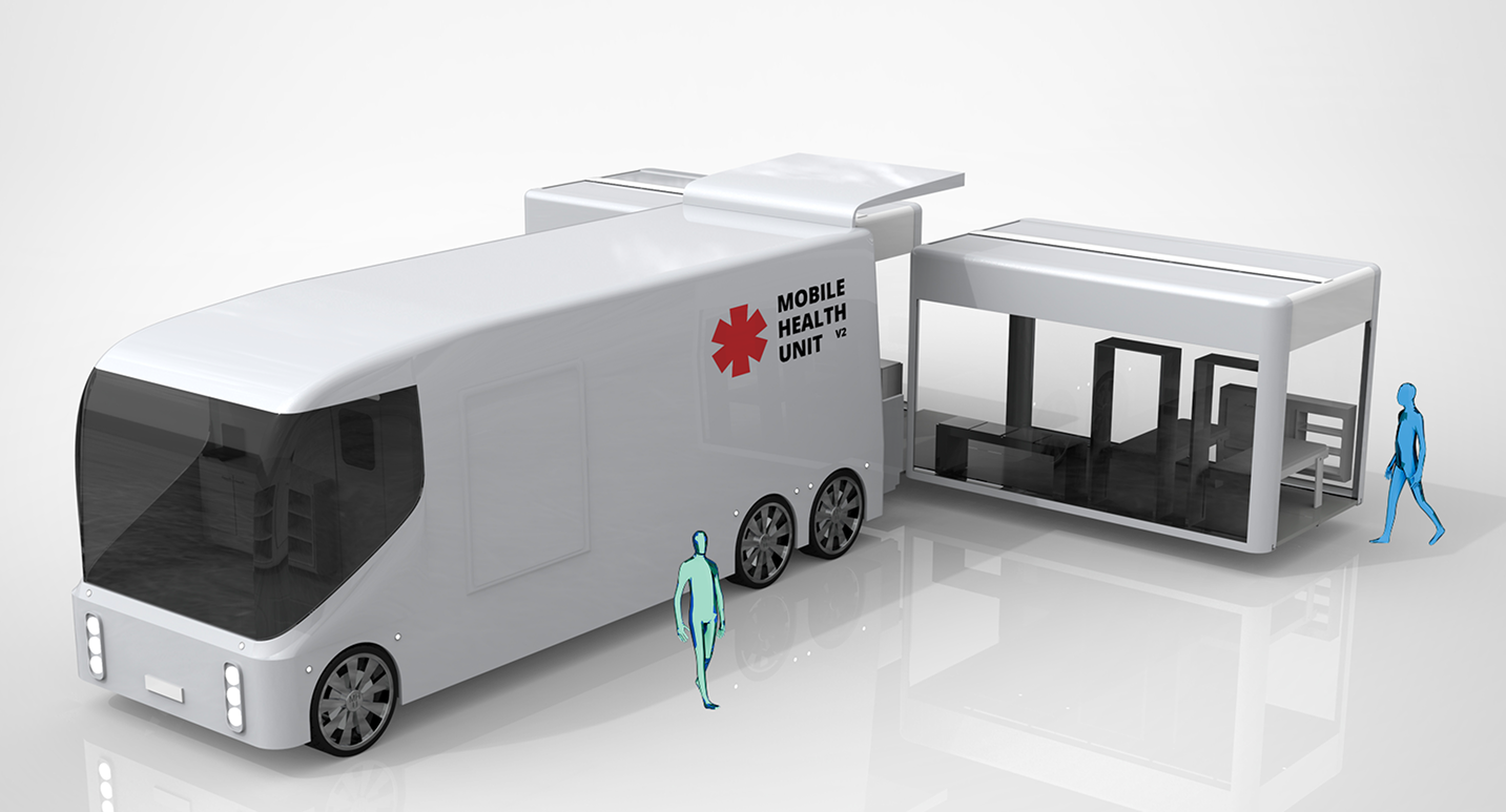 Mobile Health Unit exterior render